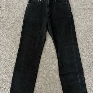 Madewell Black Denim 90’s Straight